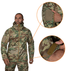 Куртка тактическая демисезонная мужская для силовых структур CM Stalker SoftShell Мультикам (7089), XXL (OPT-36451) - изображение 4