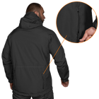 Куртка тактическая демисезонная мужская для силовых структур Stalker SoftShell Черная (7226), L (OPT-34521) - изображение 3