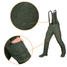 Штаны тактические зимние утепленные мужские брюки для силовых структур Patrol Taslan Олива (7355), XXXL (OPT-36701) - изображение 4