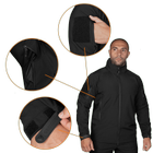 Куртка тактическая демисезонная мужская для силовых структур Phantom System Черная (7287), XL (OPT-35991) - изображение 5