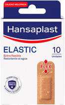 Пластыри от мозолей Hansaplast Elastic Adhesive Dressing 7.2 x 2.2 см 10 шт (4005800280627) - изображение 1