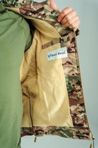 Куртка тактическая теплая Soft Shell Single Sword двойной флис мультикам XXXL - изображение 8