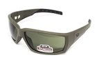 Защитные очки Venture Gear Tactical OverWatch Green (forest gray) Anti-Fog, чёрно-зелёные в зелёной оправе - изображение 3