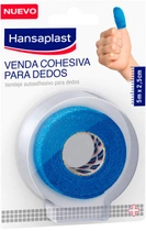 Бинт эластичный Hansaplast Blue Finger Cohesive Bandage 3 × 5 cм (4005800204715) - изображение 1