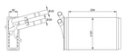 Радиатор печки NRF (50524)