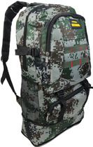 Рюкзак туристичний з можливістю збільшення 50(64)x35x15 см Battlegrounds Хакі 000221678 - зображення 13