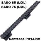 Планка Contessa PH14-NV для SAKO 85 / Sako 75 V (для L и XL) для установки ночной оптики - изображение 1