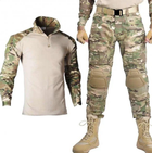 Тактичний костюм 3 в 1, Сорочка+ Штани + наколінники та налокотніки розмір М - зображення 2
