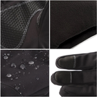 Перчатки тактические водоотталкивающие зимние утепленные флисом Combat Camo Хаки XL - изображение 3