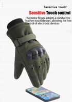 Тактичні рукавички зимові утеплені touchscreen військові Combat WinterTouch Хакі - зображення 4