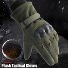Тактичні рукавички зимові утеплені touchscreen військові Combat WinterTouch Хакі - зображення 6