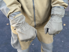 Зимние перчатки тёплые Tactic тактические перчатки софт шел утепленные, перчатки soft shell олива (м) - изображение 2