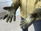 Тактичні повнопалі рукавички Tactic армійські рукавички із захистом кістячок розмір ХL колір Олива (pp-olive-mex-XL) - зображення 4