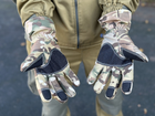 Зимові рукавички теплі Tactic тактичні рукавички софт шел утеплені, рукавички soft shell Multicam (M) - зображення 4