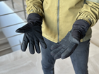 Тактические полнопалые перчатки Tactic армейские перчатки с защитой костяшек размер ХL цвет Черный (pp-black-mex-XL) - изображение 5