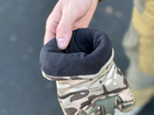 Зимові рукавички теплі Tactic тактичні рукавички софт шел утеплені, рукавички soft shell Multicam (L) - зображення 8