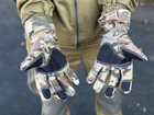 Зимові рукавички теплі Tactic тактичні рукавички софт шел утеплені, рукавички soft shell Multicam (XL) - зображення 5