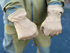 Зимние перчатки тёплые Tactic тактические перчатки софт шел утепленные, перчатки soft shell Coyote (M) - изображение 2