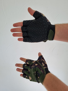 Тактические перчатки без пальцев Mechanix Mpact , Мультикам, размер L - изображение 4