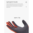 Рукавички спортивні Thin gloves NH21FS035 GL09-T M navy blue - зображення 4