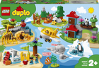 Zestaw klocków LEGO DUPLO Zwierzęta świata 121 element (10907)