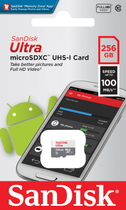 Karta pamięci SanDisk Ultra microSDXC 256GB Class 10 UHS-I (SDSQUNR-256G-GN3MN) - obraz 3