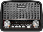 Przenośny odbiornik radiowy Real-El X-520 Czarny (EL121800006) - obraz 1