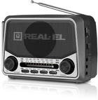 Портативний радіоприймач Real-El X-525 Сірий (EL121800004) - зображення 3