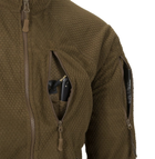 Флісова куртка Helikon - tex Alpha Tactical -Grid Fleece Coyote Розмір XL/R - изображение 5