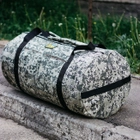 Військова баул сумка, баул армійський Оксфорд піксель 120 л тактичний баул, тактичний баул-рюкзак - зображення 7