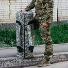 Военная сумка баул, баул армейский Оксфорд пиксель 100 л тактический баул, тактический баул-рюкзак - изображение 7