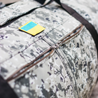 Военная сумка баул, баул армейский Оксфорд пиксель 100 л тактический баул, тактический баул-рюкзак - изображение 9