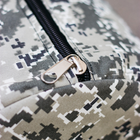 Военная сумка баул, баул армейский Оксфорд пиксель 100 л тактический баул, тактический баул-рюкзак - изображение 10