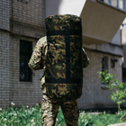 Військова сумка баул, армійський баул Оксфорд камуфляж 120 л тактичний баул, тактичний баул-рюкзак - зображення 3
