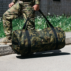 Військова сумка баул, армійський баул Оксфорд камуфляж 120 л тактичний баул, тактичний баул-рюкзак - зображення 6