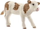 Іграшка-фігурка Schleich Farm World Теля Симентальської породи (4059433331188) - зображення 1