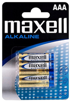 Батарейка лужна Maxell Alkaline AAA (LR03) blister 4 шт (MX-164010) - зображення 1