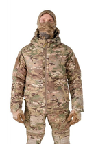 Куртка тактическая зимняя военная Рип Стоп с теплоотражающей подкладкой Omni Hit Multicam с капюшоном Мультикам р.3XL - изображение 5