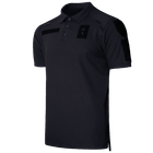 Поло футболка мужская тактическая универсальная для силовых структур Черный/Синий (2299), S TR_2299S - изображение 1
