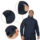 Куртка тактическая демисезонная мужская для силовых структур Phantom System Темно-синяя (7292), XXXL TR_7292-XXXL - изображение 5