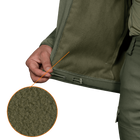 Куртка тактична демісезонна чоловіча для силових структур Stalker SoftShell Олива (7225), XXXL TR_7225(XXXL) - зображення 7