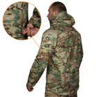 Куртка тактическая демисезонная мужская для силовых структур CM Stalker SoftShell Мультикам (7089), L TR_7089(L) - изображение 3