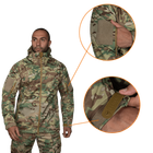 Куртка тактическая демисезонная мужская для силовых структур CM Stalker SoftShell Мультикам (7089), L TR_7089(L) - изображение 4