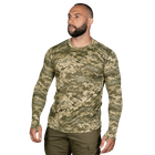 Лонгслів чоловічий тактичний еластичний футболка з довгим рукавом для силових структур Піксель (7249), XXXL TR_7249-XXXL - зображення 2