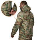 Куртка тактическая демисезонная мужская для силовых структур CM Stalker SoftShell Мультикам (7089), S TR_7089(S) - изображение 3