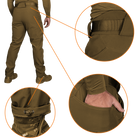 Штаны тактические демисезонные износостойкие для силовых структур SoftShell Vent Mesh Койот (7359), M TR_7359-M - изображение 6