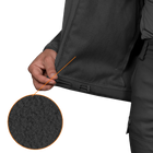 Куртка тактична демісезонна чоловіча для силових структур Stalker SoftShell Чорна (7226), M TR_7226(M) - зображення 7
