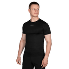Футболка тактична чоловіча універсальна для силових структур 2.0 Чорна (Ukraine Білий) (7205), S TR_7205(S) - зображення 2