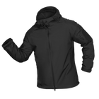 Куртка тактическая демисезонная мужская для силовых структур Stalker SoftShell Черная (7226), XXXL TR_7226(XXXL) - изображение 1
