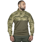 Рубашка тактическая боевая универсальная для силовых структур CM Blitz Камуфляж/Олива (7020), M TR_7020(M) - изображение 2